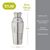 True Swivel Recipe Cocktail Shaker, Stainless Steel Shaker with 8 Recipes, 24 Oz Capacity, Silver - 3 of 4