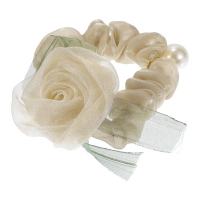 Unique Bargains Women's Fashion Rose Flower Hair Scrunchies 3.15"x1.97" 1 Pc