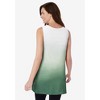 Woman Within Plus Size Longer-Length Dip-Dye Sleeveless Tunic - 3 of 4