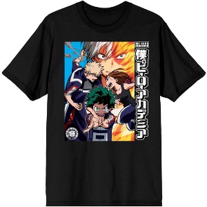 My Hero Academia Team A Men's Black T-shirt - 1 of 3