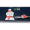5 Star Super Deals Rear Vehicle Car Window Waving Moving Windshield Wiper Blade Tag Decal Sticker  - Snowman - 2 of 4