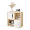 Dexmalle Modern Wooden Kids' Storage Cabinet with Sliding Doors - 3 of 4