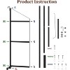 COZONY Heavy-Duty 3-Tier Steel Shipping Container Shelving Bracket, 22"x60", 1100 lbs Capacity, Hanging Storage Rack for Containers & Garages - 4 of 4