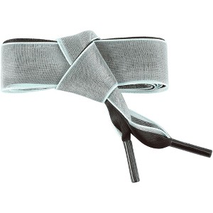 Elerevyo Women's Satin Ribbon Double Layered Flat Snow Yarn Shoe Laces 1 Pair - 1 of 4