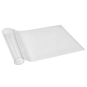 Transparent PVC Tablecloth Protector Clear Tablecloth Pad Plastic Table Mat Vinyl Waterproof Heat Resistant - 1 of 4