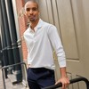 Lands' End Men's Long Sleeve Cotton Supima Polo Shirt - 4 of 4
