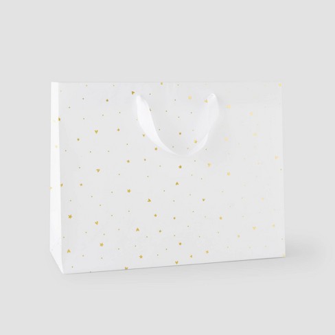 Small Gold Paper Gift Bag 5 1/4in x 8 1/4in