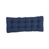 Blazing Needles, 51-inch by 19-inch Tufted Solid Outdoor Spun Polyester Loveseat Cushion - 3 of 3
