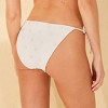 Women's Eyelet Side-Tie Cheeky Bikini Bottom - Shade & Shore™ Cream - 2 of 4
