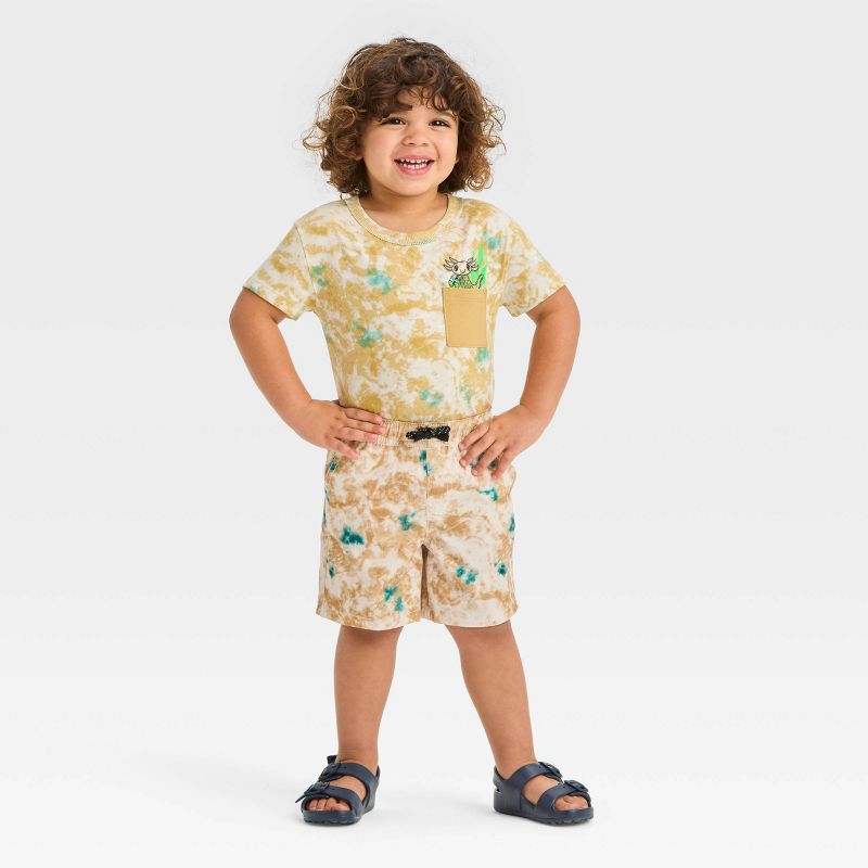 Toddler Boys' Short Sleeve Boxy T-Shirt - Cat & Jack™, 4 of 5