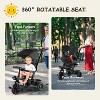Kinder King Baby Stroller Tricycle, 6 in 1 Kids Trike w/Adjustable Push Handle, Rotatable Seat - 3 of 4