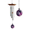 Woodstock Wind Chimes Signature Collection  Woodstock Amethyst Chime  Silver Wind Chime - 3 of 4