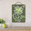 Courtside Market Four-Leaf Clover 12x16 Hanging Artboard with Twine - 2 of 3