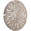 Wood Starburst Handmade Intricately Carved Wall Decor Beige - Olivia & May - image 4 of 4