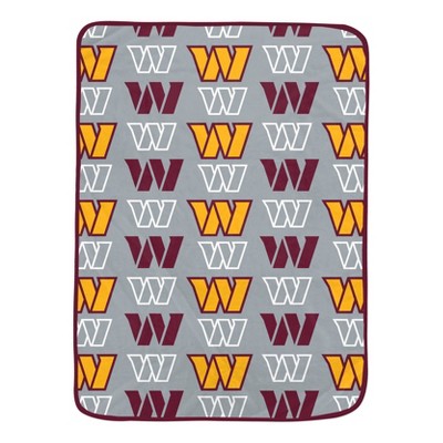NFL Washington Commanders Logo Roll Ultra Soft Blanket