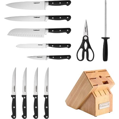 Cuisinart Classic 15pc White Triple Rivet Knife Block Set - C77wtr-15p2 :  Target