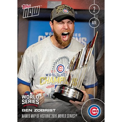 Topps Topps NOW Named MVP Chicago Cubs Ben Zobrist Card #664A