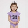 The Juniper Shop Sweet Chick Baby Flutter Sleeve Bodysuit - 2 of 2