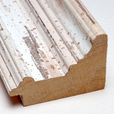 Classic 16x20 White Distressed Wood Wall Frame