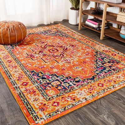 Brooklyn Geometric Medallion Area Rug  - JONATHAN Y