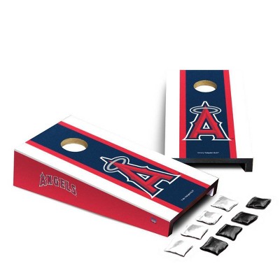 MLB Los Angeles Angels Desktop Cornhole Board Set