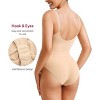 NEBILITY Shapewear Bodysuit for Women Tummy Control Body Shaper Seamless Sculpting Snatched Waist Trainer Body Suit - 3 of 4