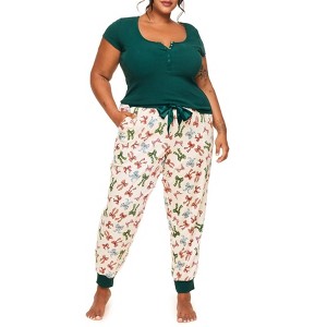 Adore Me Women's Caileigh PJ Sleepwear - 1 of 4