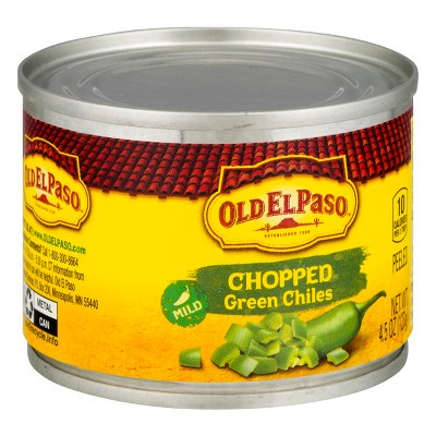 Old El Paso Green Chiles Chopped 4.5oz