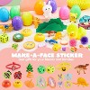 Joyfy Bulk Prefilled Easter Eggs with Toys and Stickers for Easter Party Favors, Basket Stuffers, Classroom Exchanges 80 Packs - 4 of 4