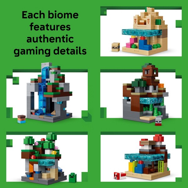 LEGO Minecraft Mini Biomas Juguete de Construcción 21589 3