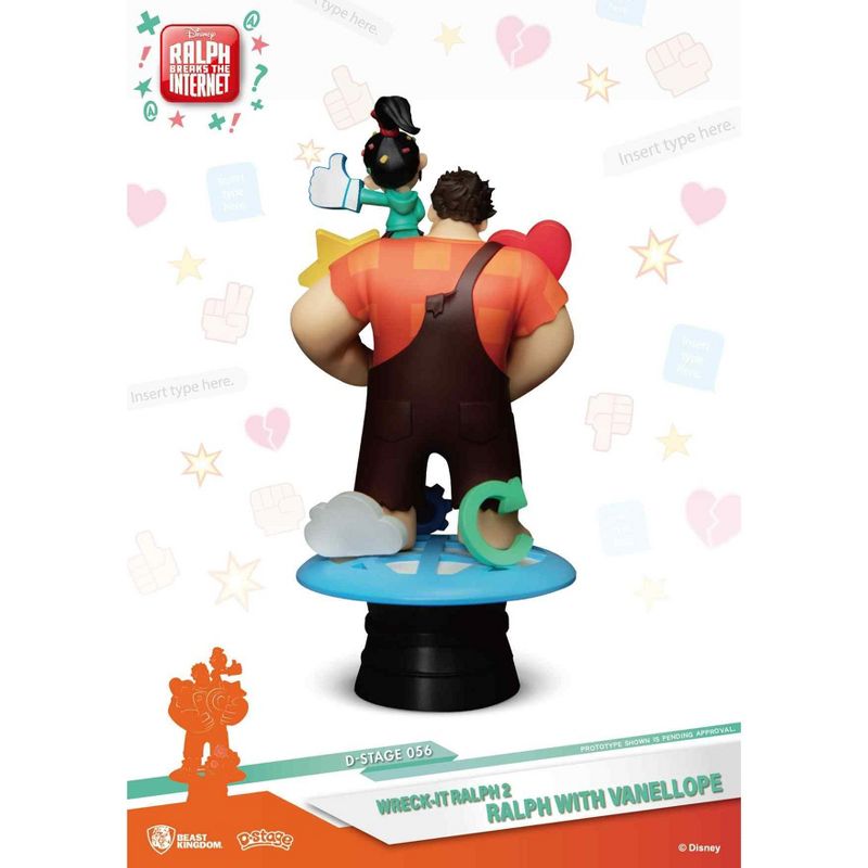 Disney Wreck-It Ralph 2-Ralph with Vanellope (D-Stage), 3 of 7