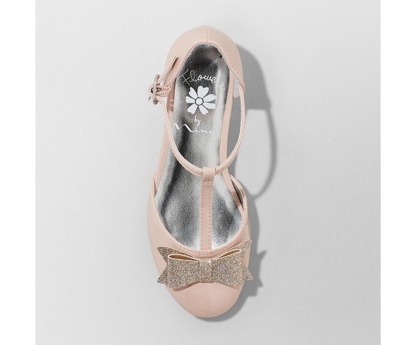 Girls' Flowers by Nina Mum Dressy Ballet Flats - Blush 13