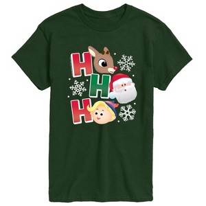 Men's - Rudolph - Rudolph Ho Ho Ho Short Sleeve Graphic T-Shirt - 1 of 3