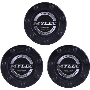 Mylec Official Roller Hockey Game Puck, PVC with Graphite Reinforced Shaft & Nylon Glides - 1 of 2