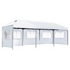 Maggift Canopies and Gazebos, Instant Setup Shade for Camping, Parties or Outdoor Events, Easy to Set Up and Take Down, White, 344.4"*116.4"*111.6" - 4 of 4