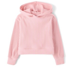 The Children's Place Girls Active Long Sleeve Plush Rib Sweatshirt - 1 of 2