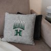 NCAA Hawaii Rainbow Warriors 16" Heather Gray Sweatshirt Pillow - 3 of 4