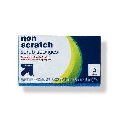 Non-Scratch Scrub Sponges - 3ct - up &#38; up&#8482;