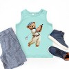 The Juniper Shop Watercolor Golf Bear Youth Tank Top - 3 of 4