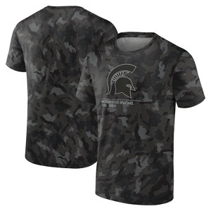 NCAA Michigan State Spartans Men's Camo Bi-Blend T-Shirt - 1 of 3
