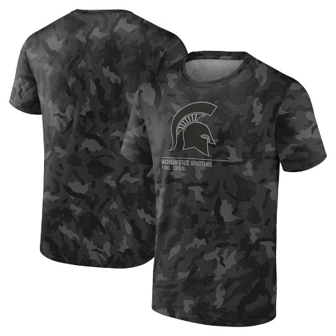 Ncaa Michigan State Spartans Men's Camo Bi-blend T-shirt : Target