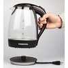 Stainless Steel Electric Water Kettle 1.7 Liter, Fast Heating with Auto Shut-Off and Boil-Dry Protection, Cordless, LED Light Indicator, Black - 3 of 3