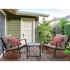 Kozyard 3 Piece Outdoor Rocking Chairs Patio Bistro Set with Table and Cushions for Garden Porch Backyard Bistro - 2 of 4