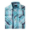 Gioberti Men's Western Cowboy Short Sleeve Shirt with Snap Buttons - 3 of 4