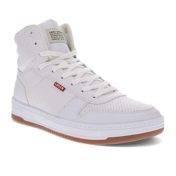 Levi's Mens Drive Hi Synthetic Leather Casual Hightop Sneaker Shoe