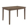 CAVINAS Rectangular Dining Table for 4 People,Kitchen Table with Ash Veneer,4 Leg Base,Wooden Kitchen Dining Furniture for Small Spaces - 4 of 4