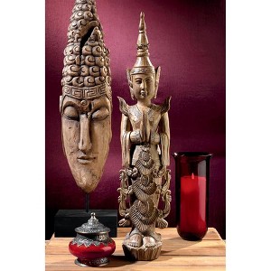 Design Toscano Standing Thai Teppanom Mythological Angel Statue - 1 of 4