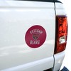 State University of New York at Potsdam Bears Logo Automotive Car Window Locker Circle Bumper Sticker - 4 of 4