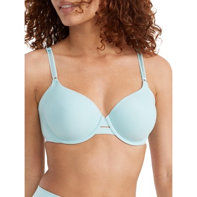 Warner's Women's No Side Effects T-shirt Bra - 1356 36d Canal Blue : Target