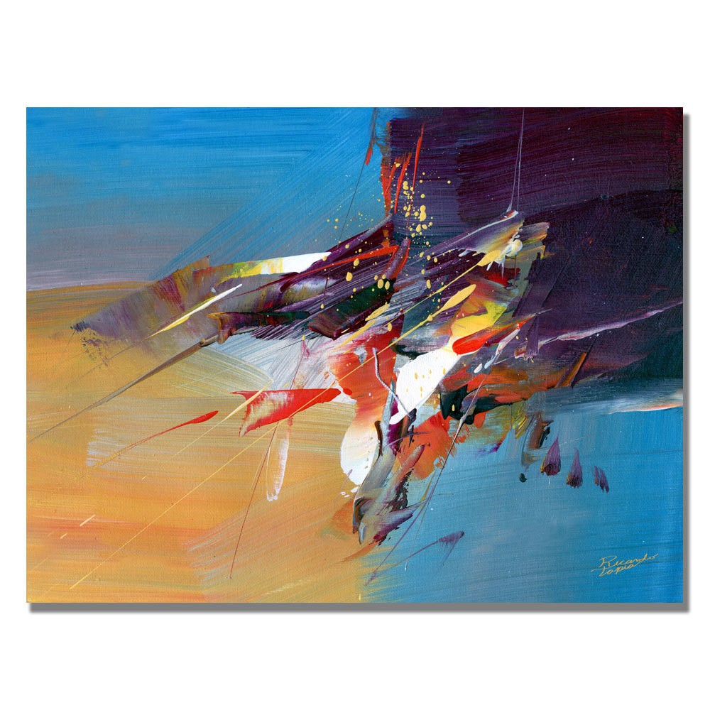 Trademark Fine Art 18 x 24 Tapia 'New World I' Canvas Art was $59.99 now $47.99 (20.0% off)